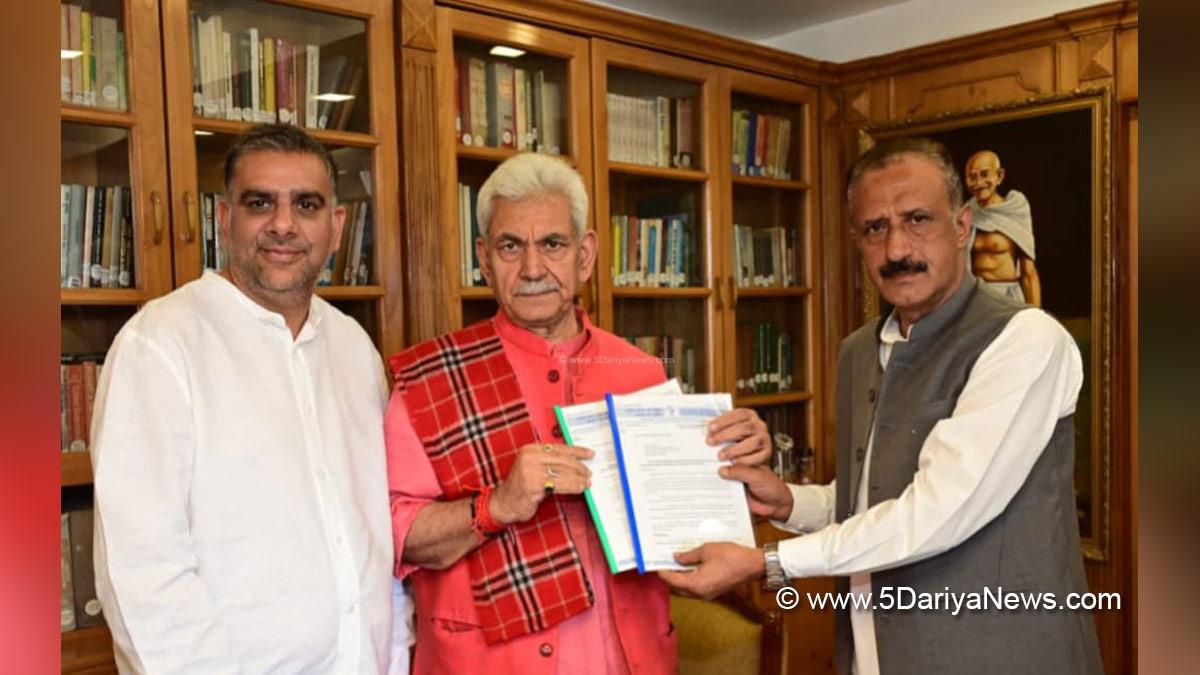 Manoj Sinha, Lieutenant Governor JK, Raj Bhavan, Jammu, Srinagar, Kashmir, Jammu And Kashmir