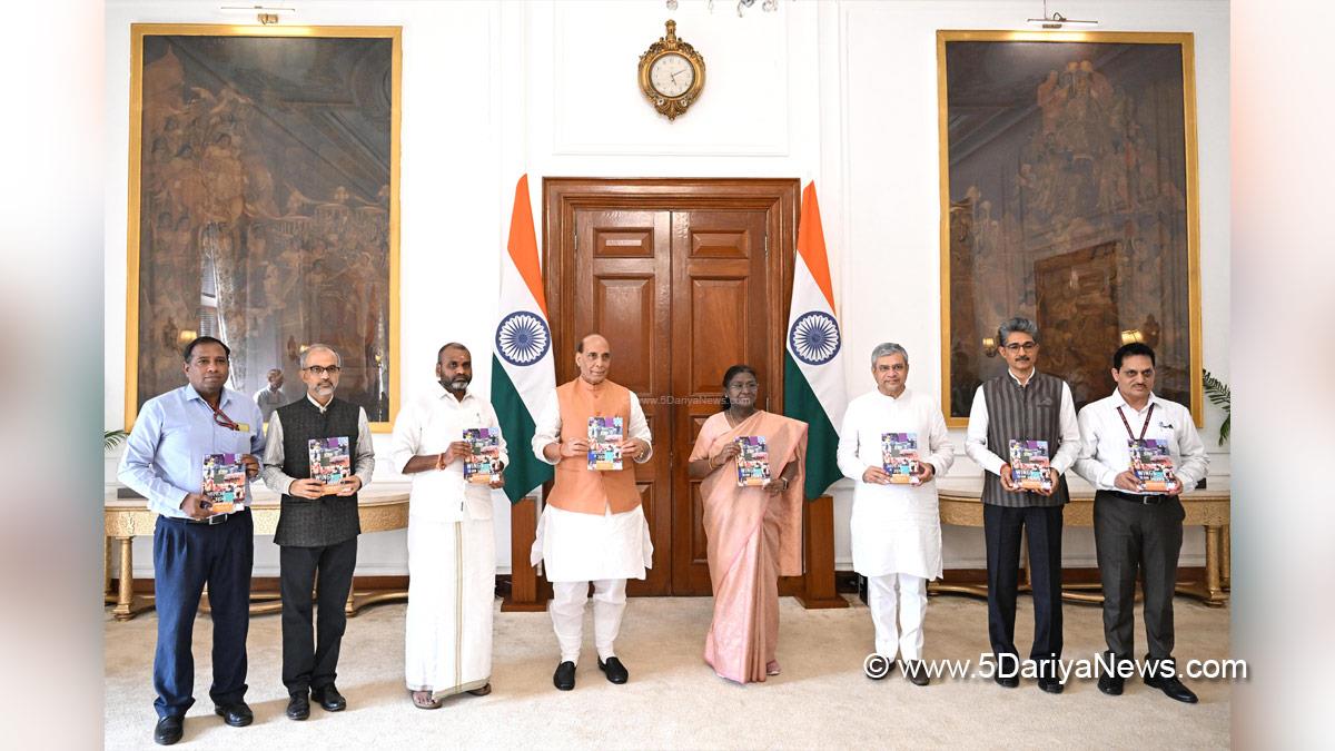 Droupadi Murmu, President of India, President, Indian President, Rashtrapati, Rajnath Singh, Union Defence Minister, Defence Minister of India, BJP, Bharatiya Janata Party, Ashwini Vaishnaw, Dr Loganathan Murugan, Dr L Murugan