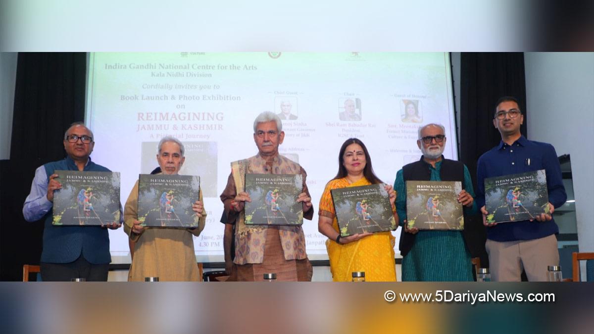 Manoj Sinha, Lieutenant Governor JK, Raj Bhavan, Jammu, Srinagar, Kashmir, Jammu And Kashmir