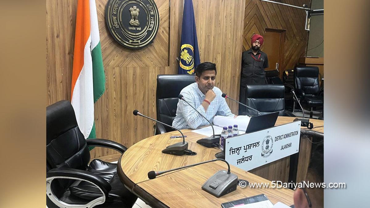 Himanshu Aggarwal, Dr Himanshu Aggarwal, DC Jalandhar, Jalandhar, Deputy Commissioner Jalandhar
