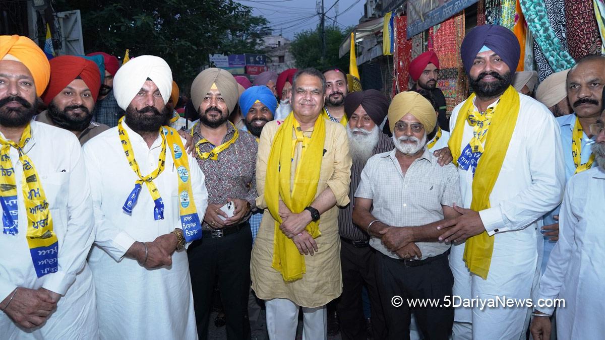 Sanjeev Arora, AAP, Aam Aadmi Party, Aam Aadmi Party Punjab, AAP Punjab, Laljit Singh Bhullar, Lakhbir Singh Rai, Kulwant Singh Sidhu, Ludhiana