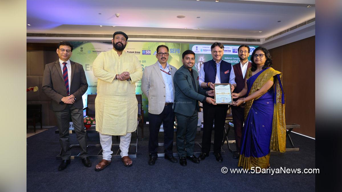 Delta Electronics India, Benjamin Lin, Services Export Promotion Council, SEPC, ESG Company of the Year, National Conclave on Environmental Services 2025, Bengaluru