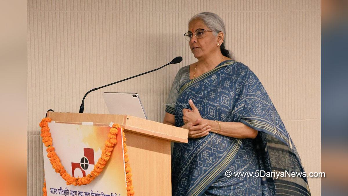 Nirmala Sitharaman, Union Minister for Finance and Corporate Affairs, BJP, Bharatiya Janata Party, Security Printing and Minting Corporation of India Limited, SPMCIL