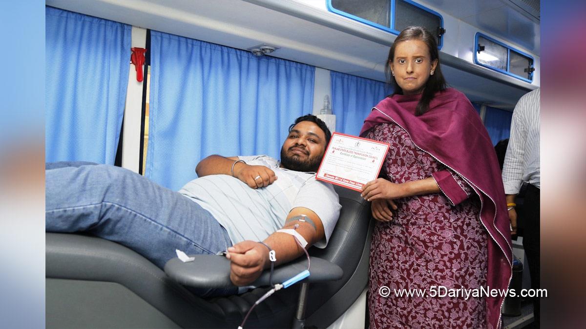Dr B R Ambedkar State Institute of Medical Sciences, AIMS, Dr Bhavneet Bharti, Blood Donation Camp, World Blood Donor Day, World Blood Donor Day 2025, Mohali