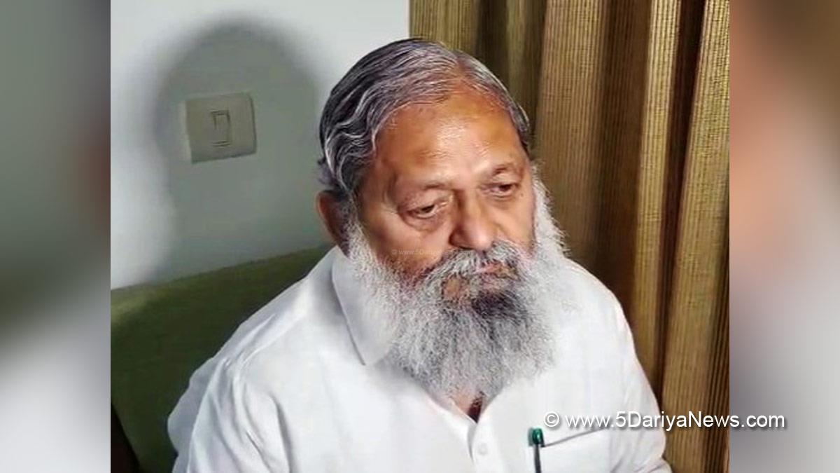 Anil Vij, Haryana, Ambala, Bharatiya Janata Party, BJP, BJP Haryana