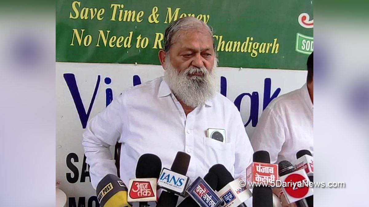 Anil Vij, Haryana, Ambala, Bharatiya Janata Party, BJP, BJP Haryana