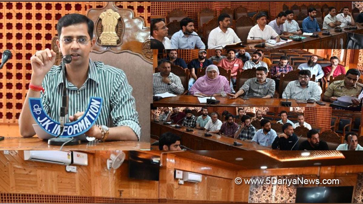 Shishir Gupta, Shopian, DDC Shopian, District Development Commissioner Shopian, Kashmir, Jammu And Kashmir, Jammu, District Administration Shopian