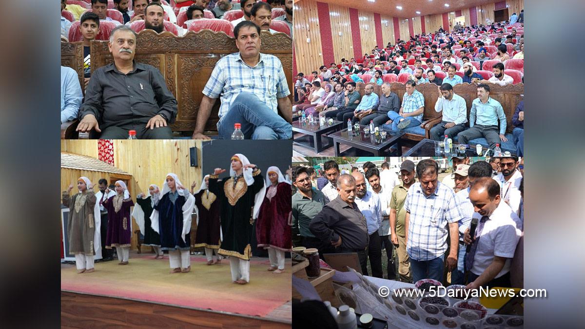 Manzoor Ahmad Qadri, Bandipora, Deputy Commissioner Bandipora, Kashmir, Jammu And Kashmir, Jammu, District Administration Bandipora, Nazir Ahmad Khan, Jammu and Kashmir National Conference, National Conference, Dharti Aaba Janjatiya Gram Utkarsh Abhiyan, DAJGUA