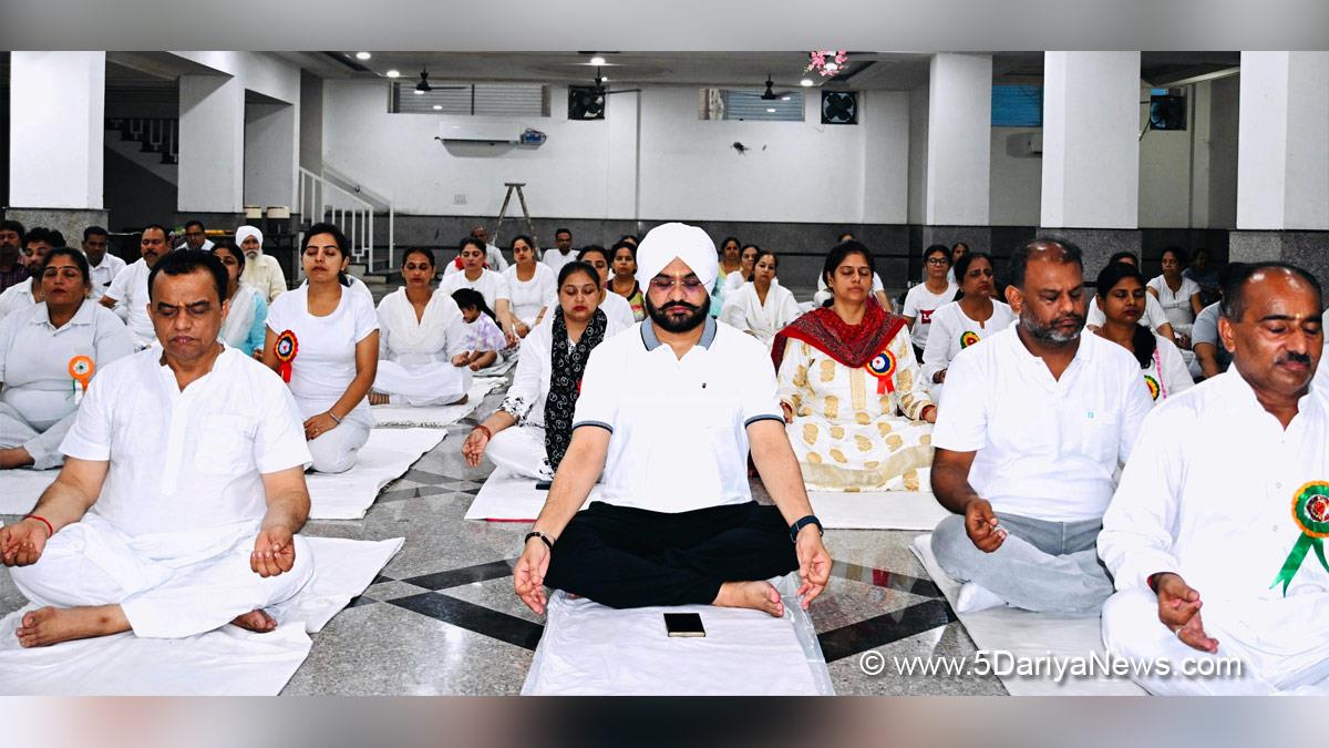 Tarunpreet Singh Sond, AAP, Aam Aadmi Party, Aam Aadmi Party Punjab, AAP Punjab, Government of Punjab, Punjab Government, 11th International Yoga Day, CM di Yogshala