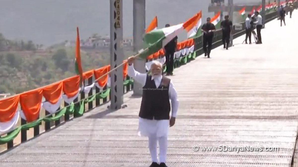 Narendra Modi, Modi, BJP, Bharatiya Janata Party, Prime Minister of India, Prime Minister, Narendra Damodardas Modi, Chenab Bridge