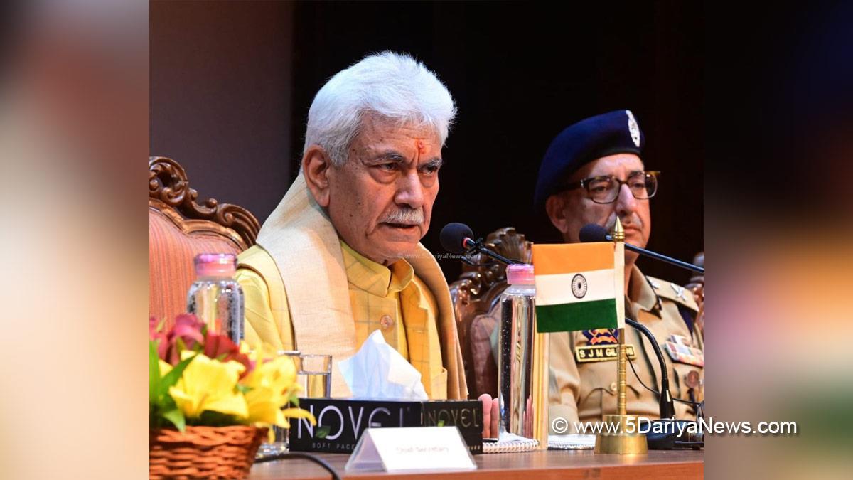 Manoj Sinha, Lieutenant Governor JK, Raj Bhavan, Jammu, Srinagar, Kashmir, Jammu And Kashmir, Shri Amarnath Ji Yatra, Shri Amarnathji Yatra 2025, Amarnathji Yatra, Amarnathji Yatra 2025, Shri Amarnath Ji Pilgrimage, Shri Amarnathji Shrine Board, SASB, SANJY 2025
