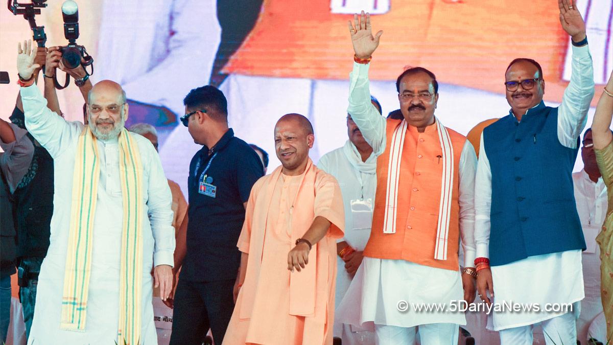 Amit Shah, Yogi Adityanath, Lucknow, Uttar Pradesh, BJP, Bharatiya Janata Party, Chief Minister of Uttar Pradesh