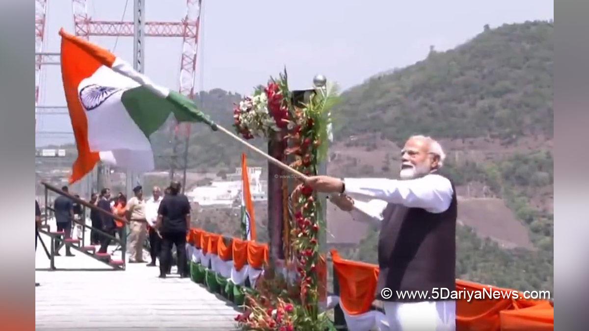 Narendra Modi, Modi, BJP, Bharatiya Janata Party, Prime Minister of India, Prime Minister, Narendra Damodardas Modi, Chenab Bridge
