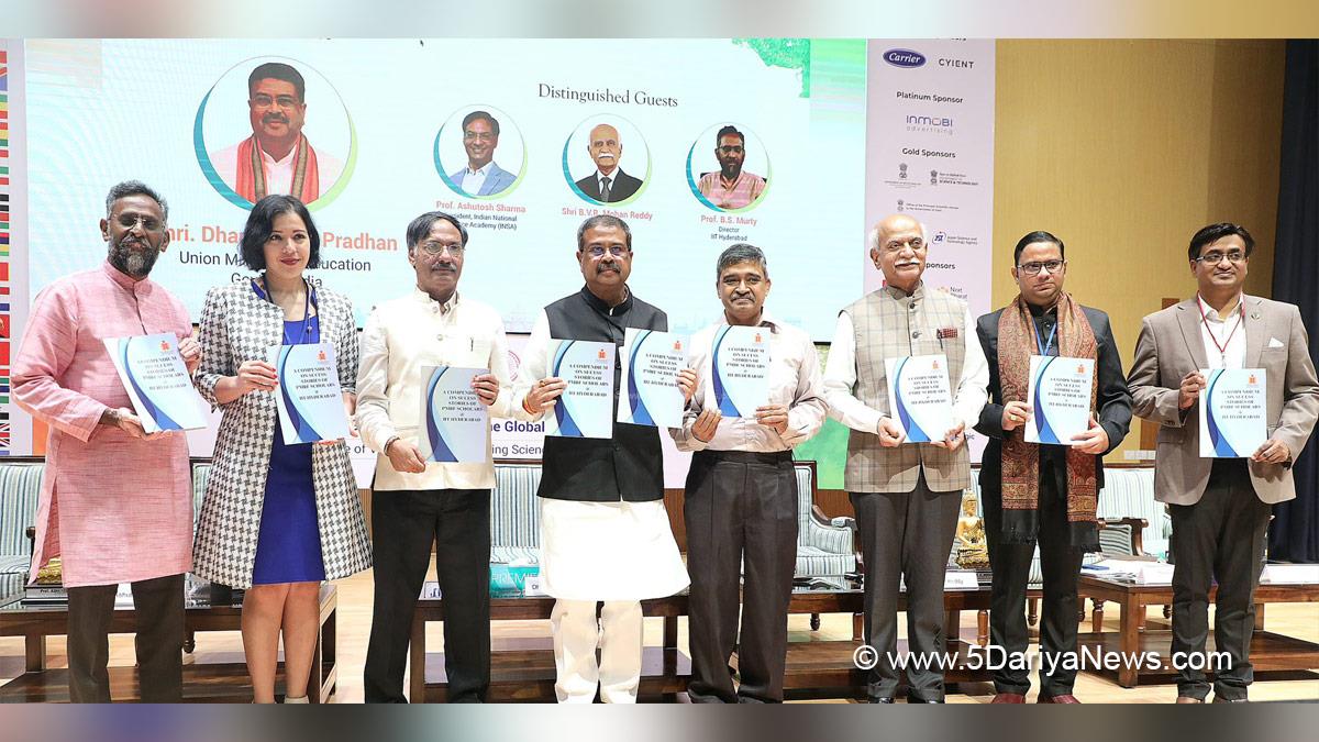 Dharmendra Pradhan, Dharmendra Debendra Pradhan, BJP, Bharatiya Janata Party, Ministry of Skill Development and Entrepreneurship, Global Young Scientists Conference, Annual General Meeting, Global Young Academy, IIT Hyderabad