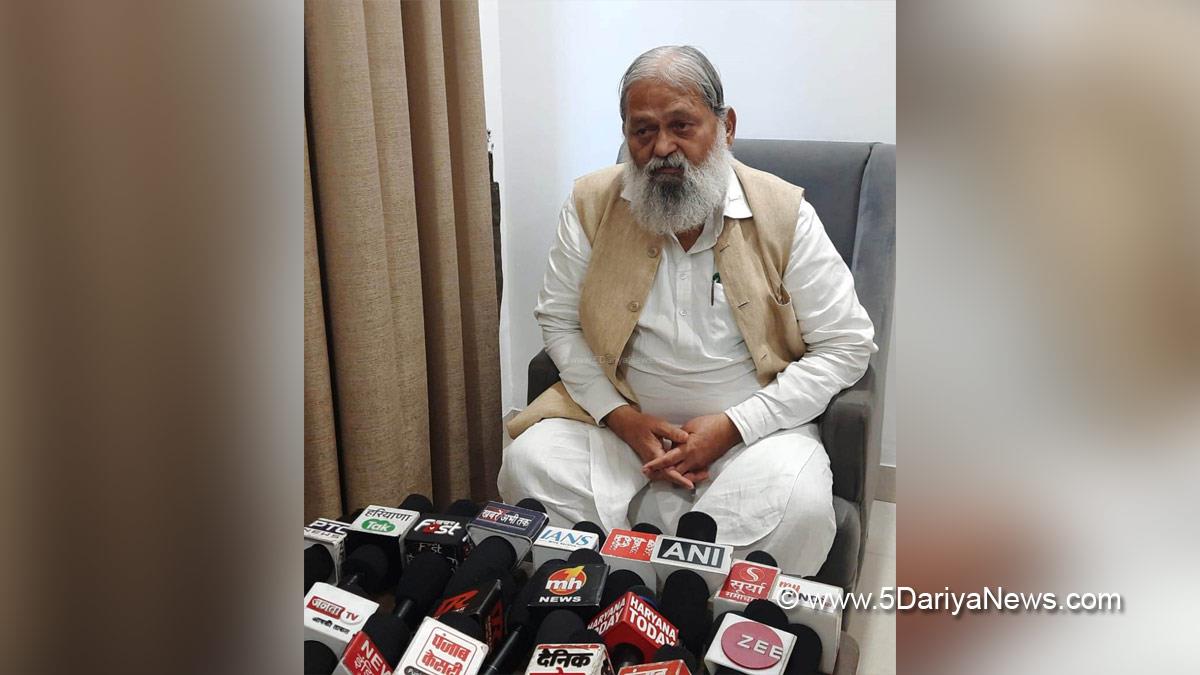 Anil Vij, Haryana, Ambala, Bharatiya Janata Party, BJP, BJP Haryana