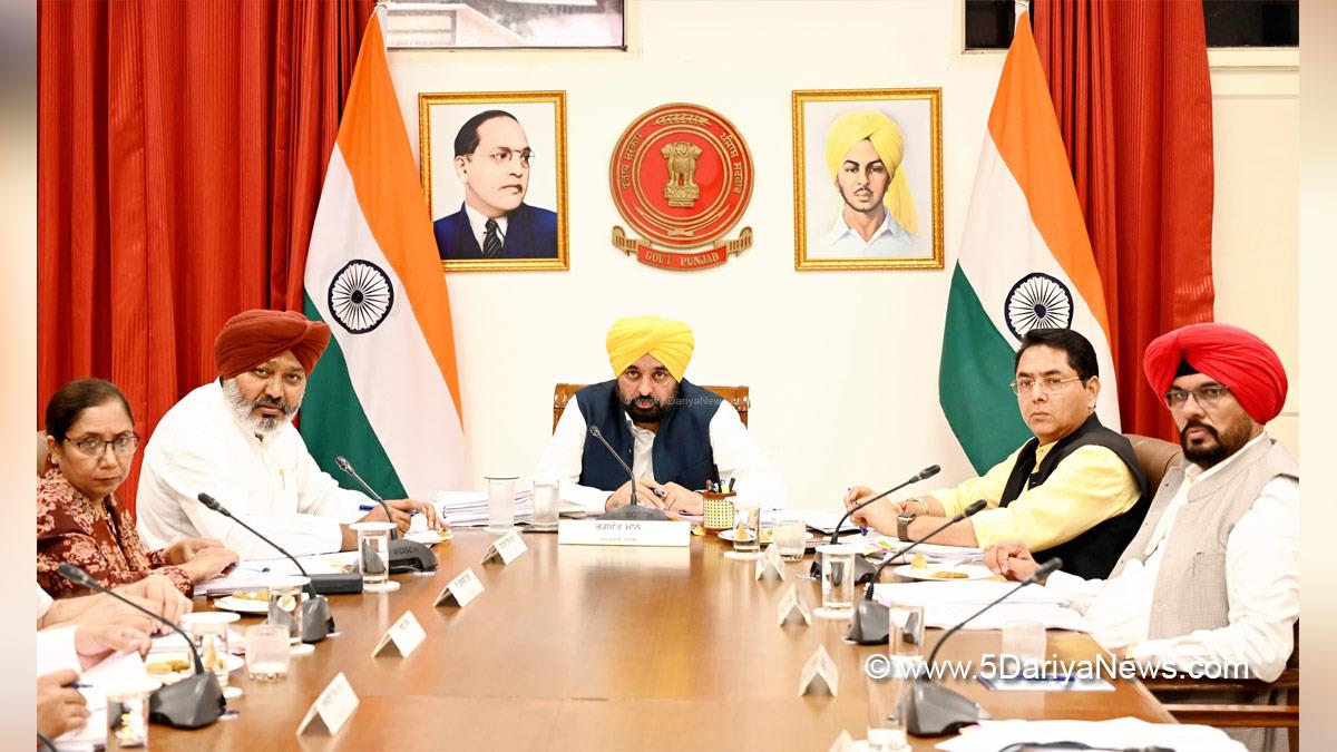 Bhagwant Mann, Bhagwant Singh Mann, AAP, Aam Aadmi Party, Aam Aadmi Party Punjab, AAP Punjab, Government of Punjab, Punjab Government, Punjab, Chief Minister Of Punjab, Cabinet Decision Punjab