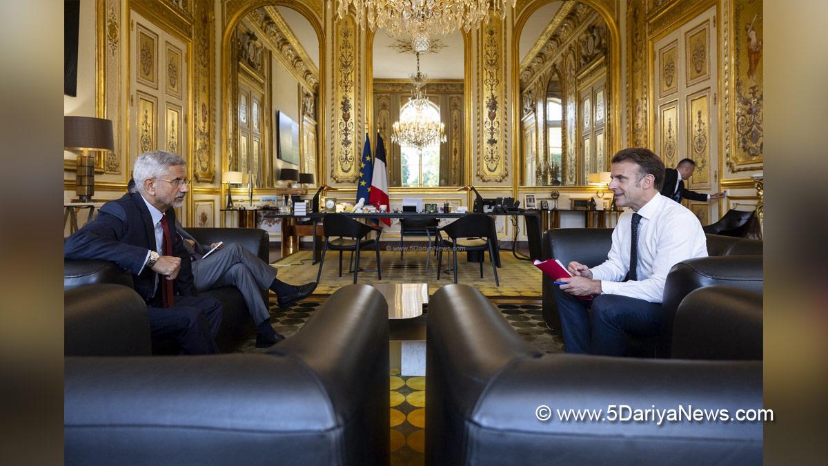 Subrahmanyam Jaishankar, BJP, Bharatiya Janata Party, Emmanuel Macron, President of France