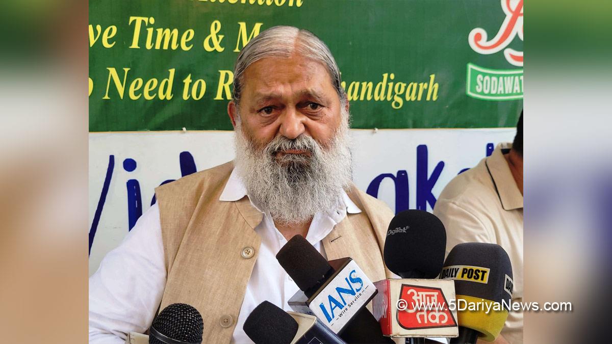 Anil Vij, Haryana, Ambala, Bharatiya Janata Party, BJP, BJP Haryana