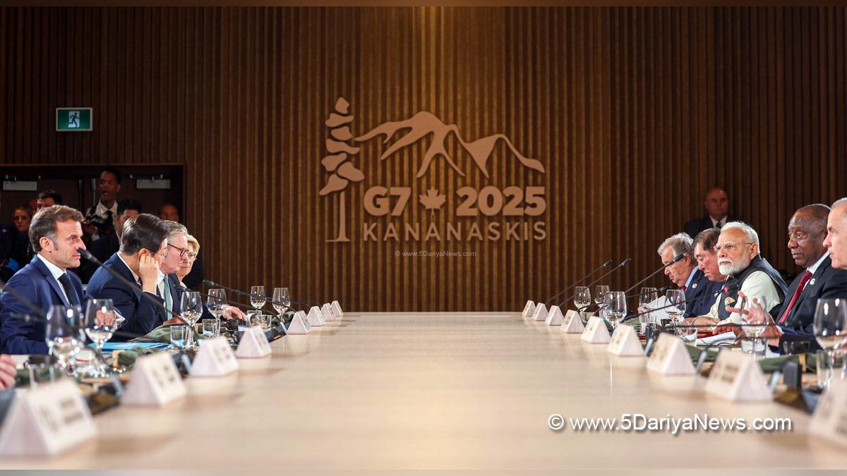 Narendra Modi, Modi, BJP, Bharatiya Janata Party, Prime Minister of India, Prime Minister, Narendra Damodardas Modi, Kananaskis, Canada, G7 Summit, G7 Outreach Summit