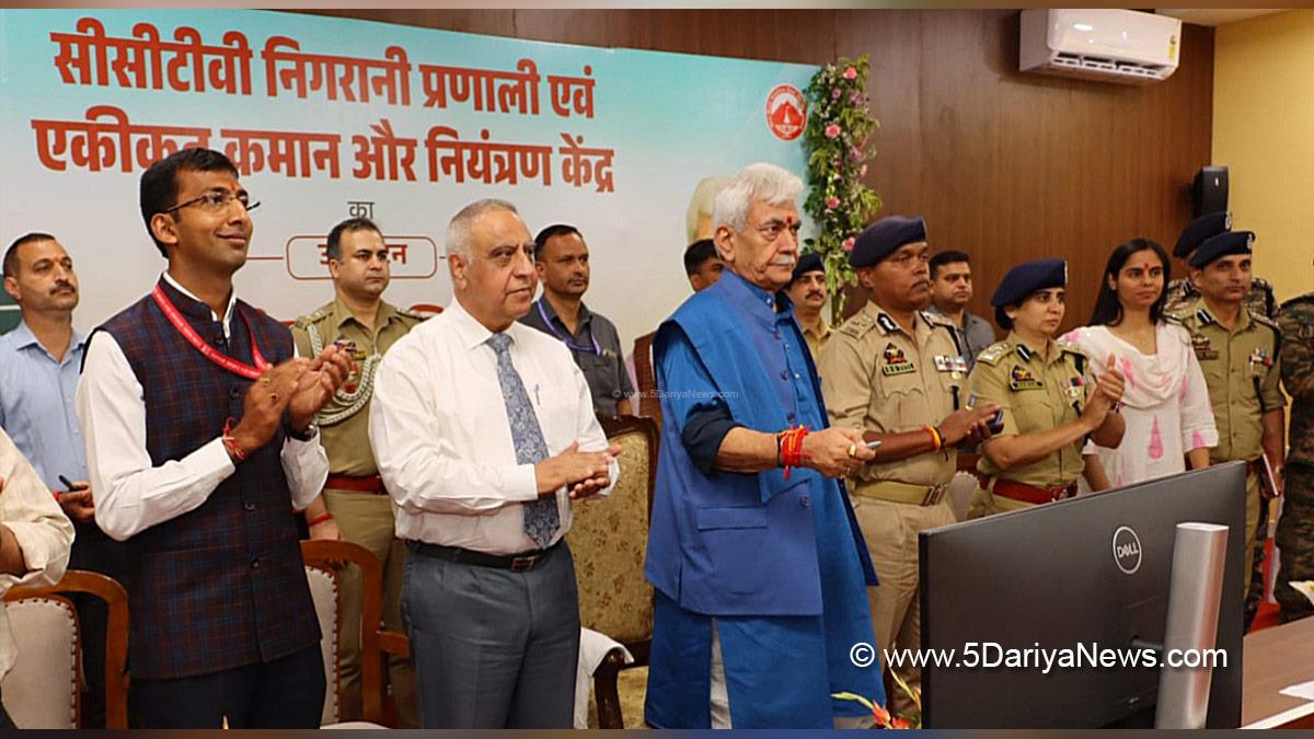 Manoj Sinha, Lieutenant Governor JK, Raj Bhavan, Jammu, Srinagar, Kashmir, Jammu And Kashmir, Vaishno Devi, Vaishno Devi Shrine, Mata Vaishno Devi, Mata Vaishno Devi Shrine, Shri Mata Vaishno Devi Shrine, Nidhi Malik, Reasi, Deputy Commissioner Reasi