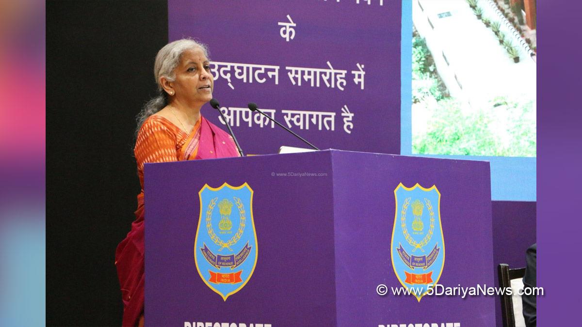 Nirmala Sitharaman, Union Minister for Finance and Corporate Affairs, BJP, Bharatiya Janata Party, Directorate of Revenue Intelligence