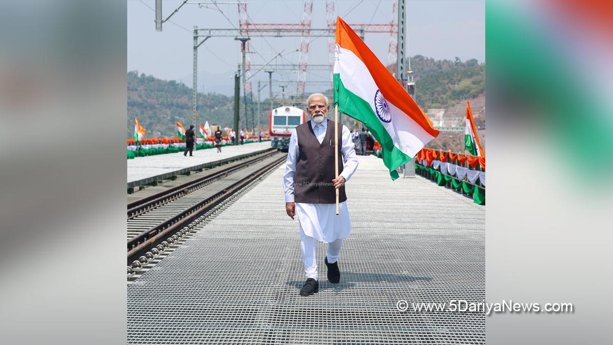 Narendra Modi, Modi, BJP, Bharatiya Janata Party, Prime Minister of India, Prime Minister, Narendra Damodardas Modi, Chenab Rail Bridge