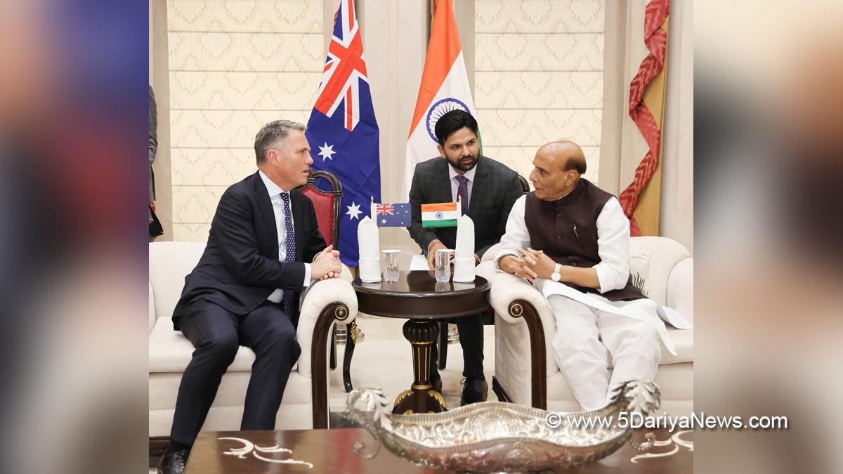 Rajnath Singh, Union Defence Minister, Defence Minister of India, BJP, Bharatiya Janata Party, Australian Deputy Prime Minister and Minister for Defence, Richard Marles
