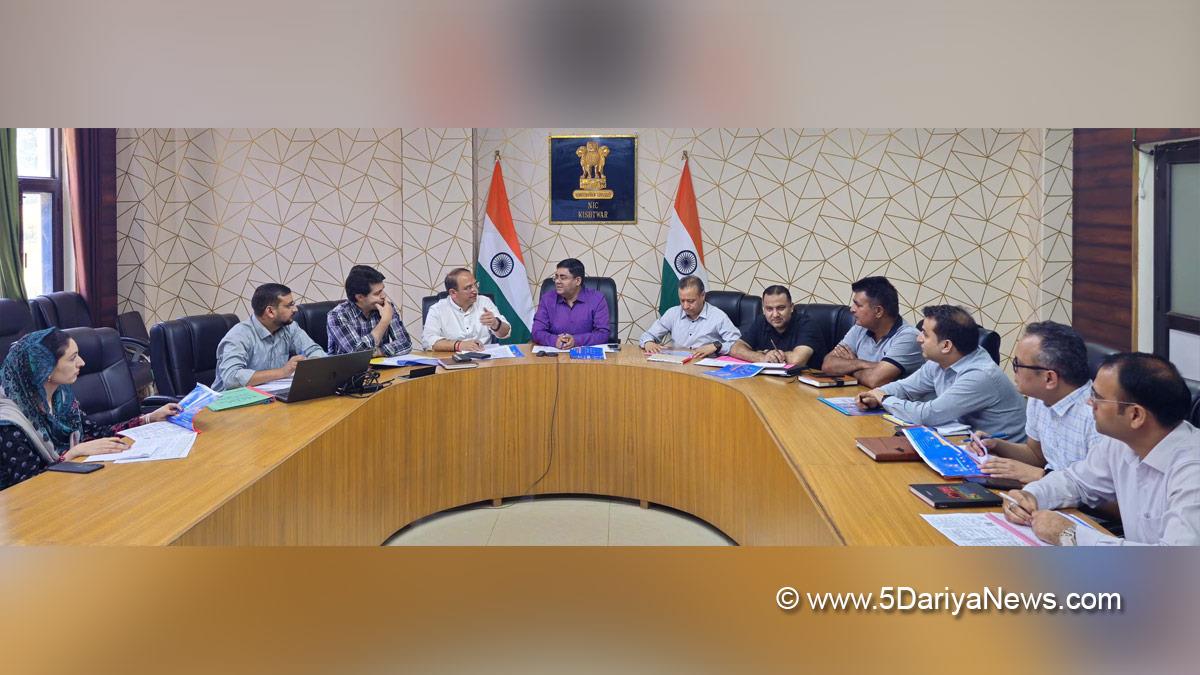 Rajesh Kumar Shavan, Kishtwar, DDC Kishtwar, District Development Commissioner Kishtwar, Kashmir, Jammu And Kashmir, Jammu, District Administration Kishtwar, District Level Implementation Committee, DLIC
