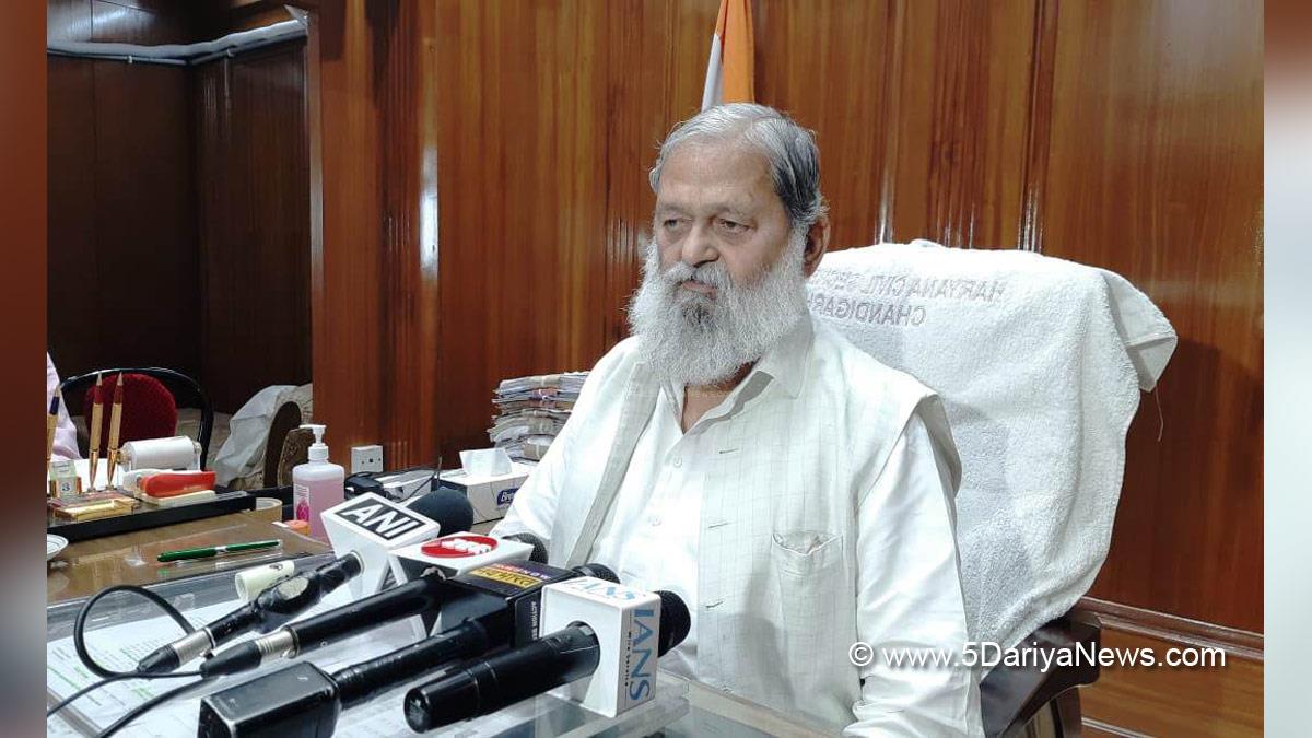 Anil Vij, Haryana, Ambala, Bharatiya Janata Party, BJP, BJP Haryana