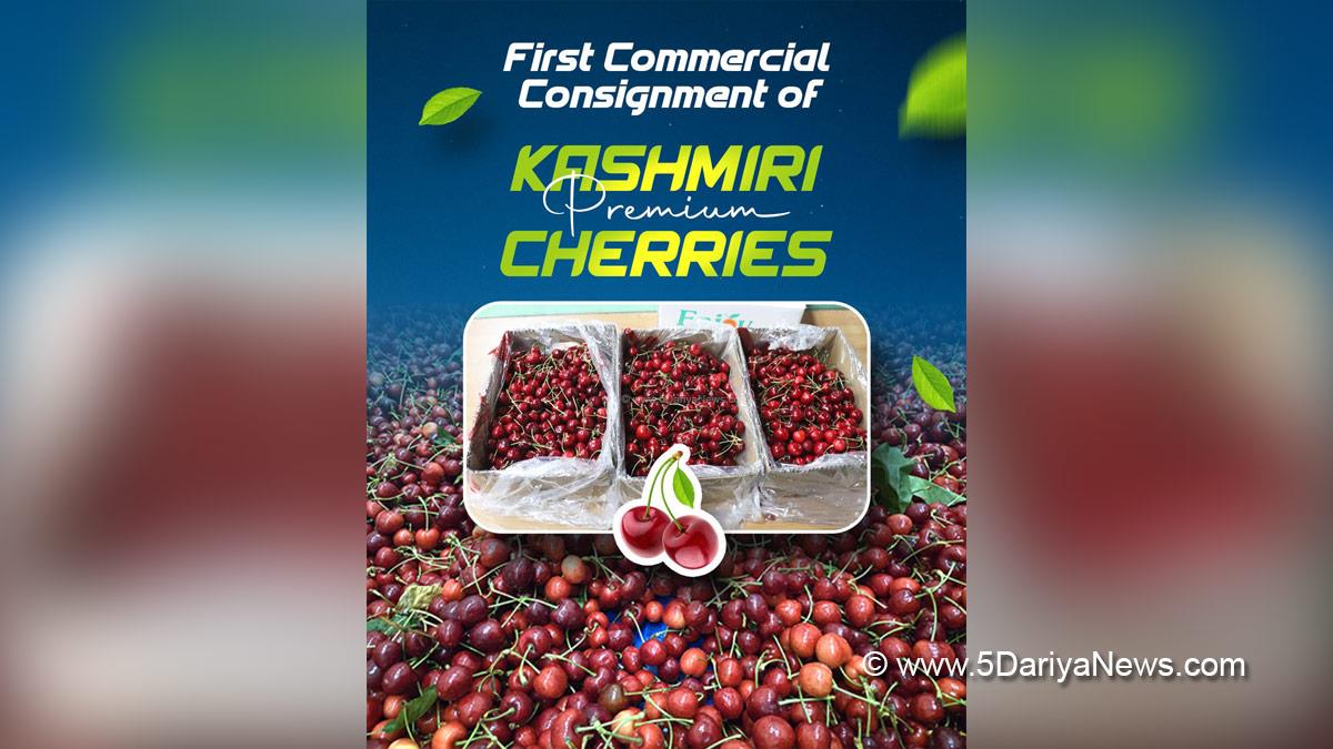 Piyush Goyal, Commerce and Industry Minister, BJP, Bharatiya Janata Party, Premium Cherries India, Premium Cherries Consignment