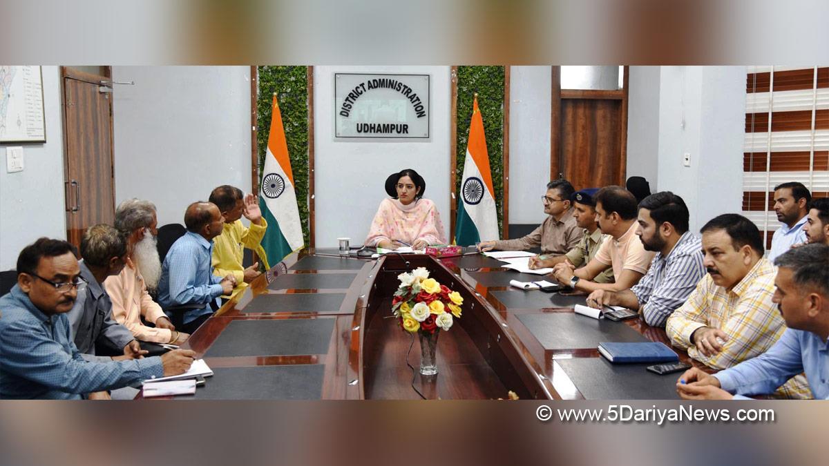 Saloni Rai, Udhampur, DDC Udhampur, District Development Commissioner Udhampur, Kashmir, Jammu And Kashmir, Jammu, District Administration Udhampur