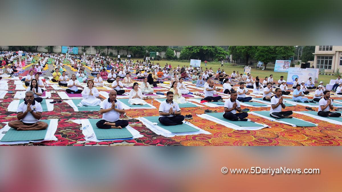 Satish Sharma, Srinagar, Jammu and Kashmir National Conference, National Conference, Kashmir, Jammu And Kashmir, Jammu, Sachin Kumar Vaishya, Sachin Kumar Vaishay, Deputy Commissioner Jammu, Ramesh Kumar, DDC Jammu, Divisional Commissioner Jammu, International Day of Yoga, International Day of Yoga 2025, 11th International Yoga Day