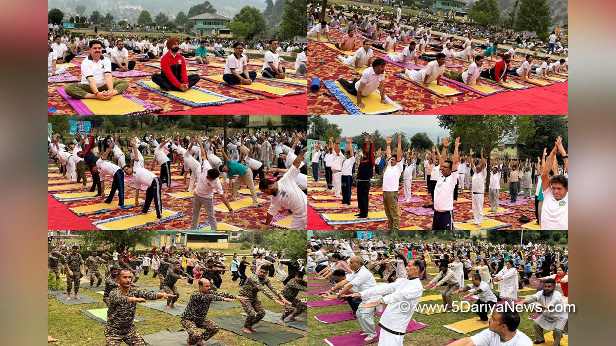 Harvinder Singh, Doda, Deputy Commissioner Doda, Kashmir, Jammu And Kashmir, Jammu, District Administration Doda, International Day of Yoga, International Day of Yoga 2025, 11th International Yoga Day