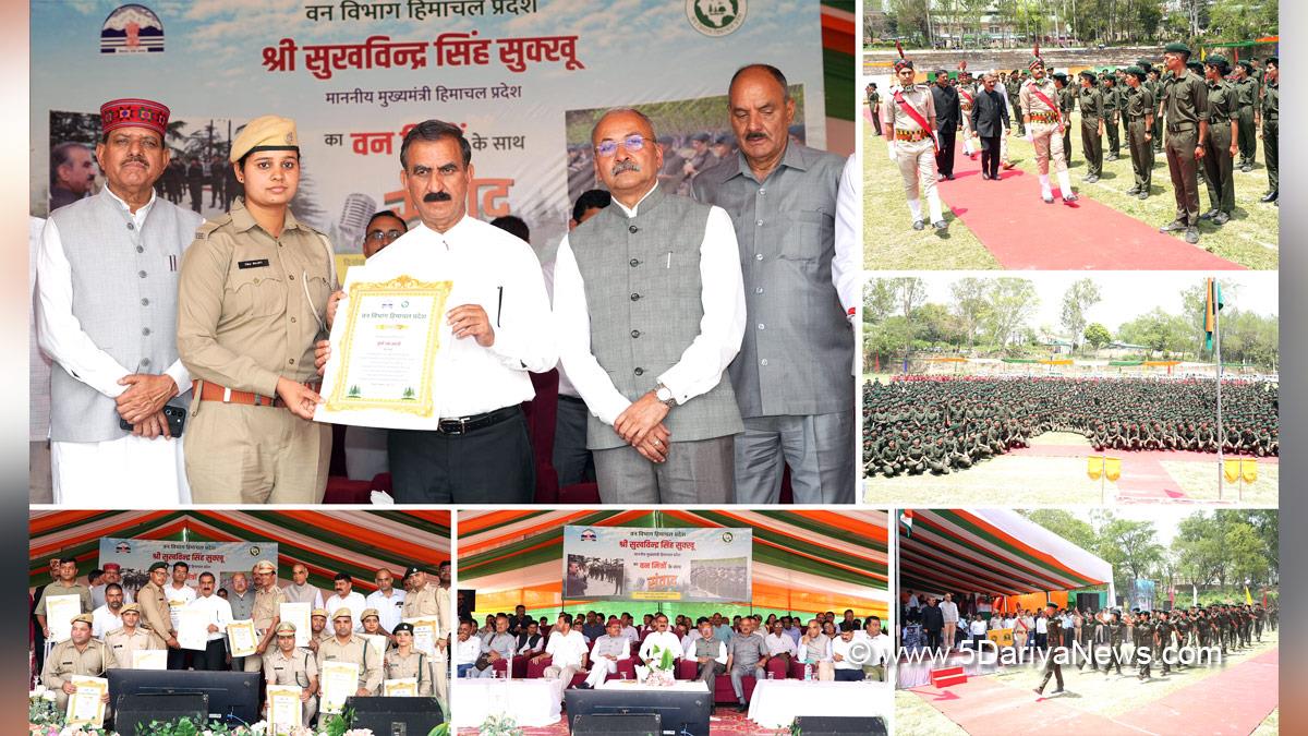 Sukhvinder Singh Sukhu, Himachal Pradesh, Himachal, Congress, Indian National Congress, Himachal Congress, Shimla, Chief Minister Of Himachal Pradesh, Rajiv Gandhi Van Samvardhan Yojana, Van Mitras