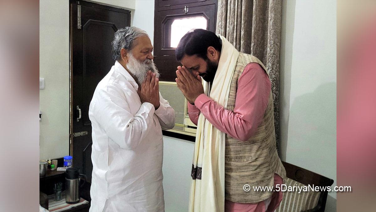 Nayab Singh Saini, Haryana, Bharatiya Janata Party, BJP, Haryana Chief Minister, Chief Minister of Haryana, BJP Haryana, Anil Vij