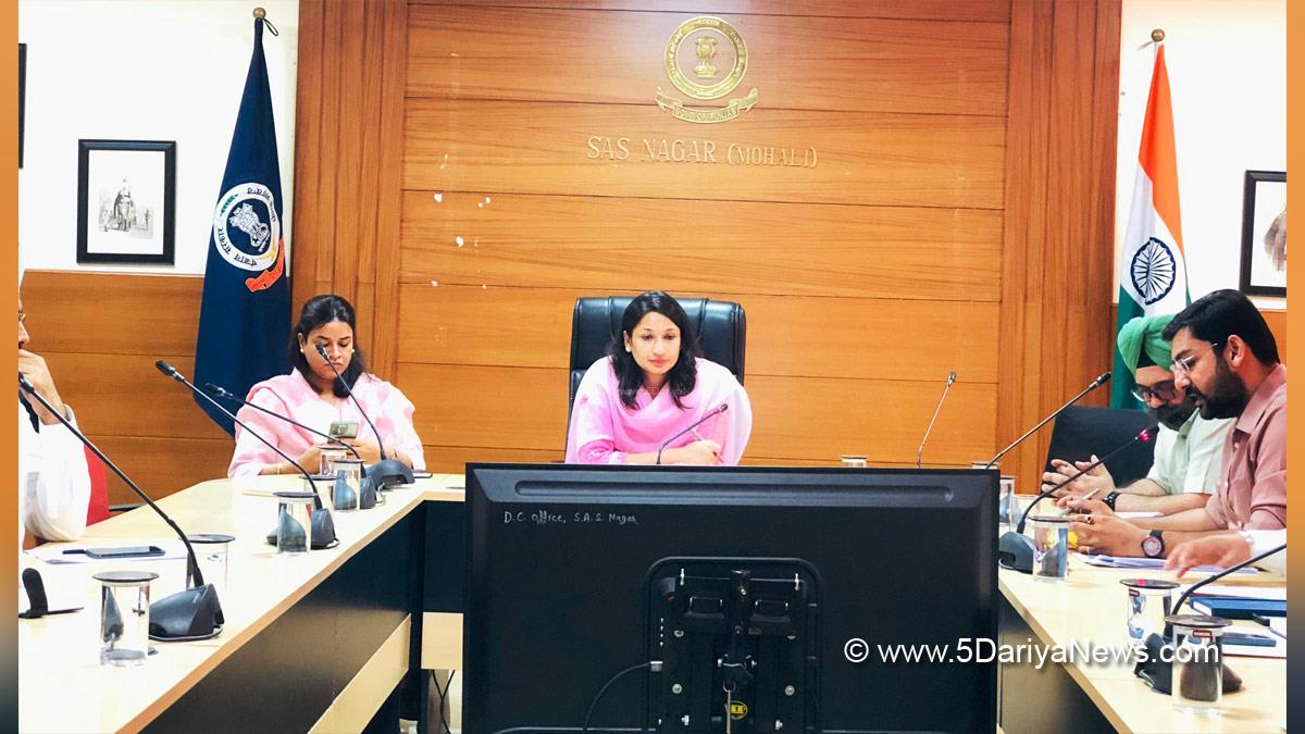 Komal Mittal, DC Mohali, Deputy Commissioner Mohali, Mohali, Sahibzada Ajit Singh Nagar