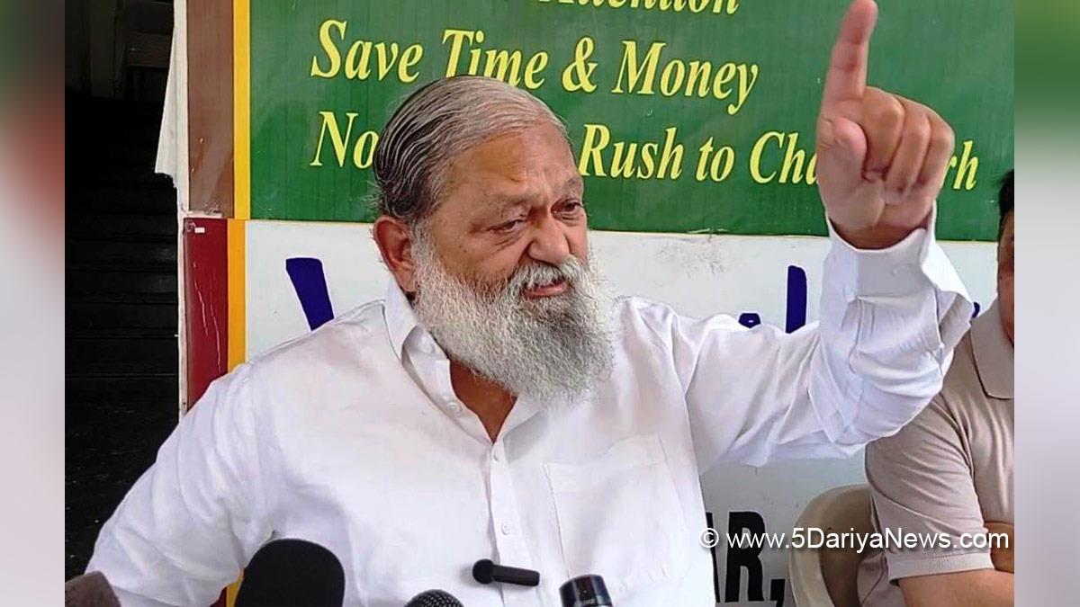 Anil Vij, Haryana, Ambala, Bharatiya Janata Party, BJP, BJP Haryana