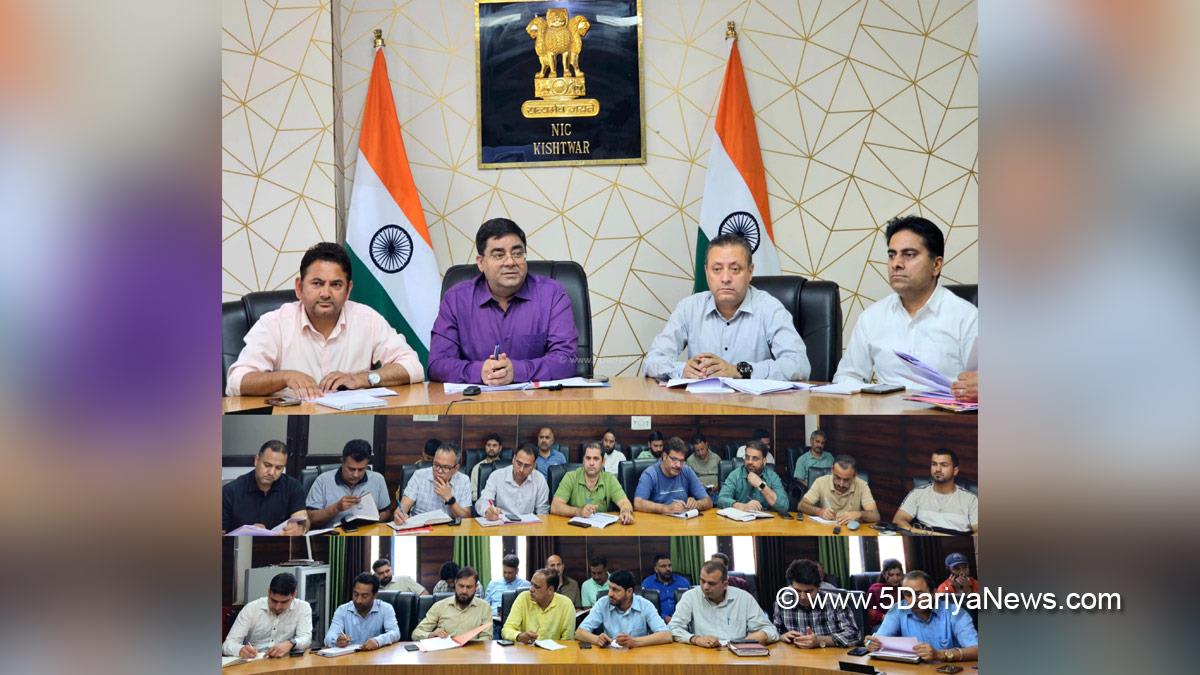 Rajesh Kumar Shavan, Kishtwar, DDC Kishtwar, District Development Commissioner Kishtwar, Kashmir, Jammu And Kashmir, Jammu, District Administration Kishtwar