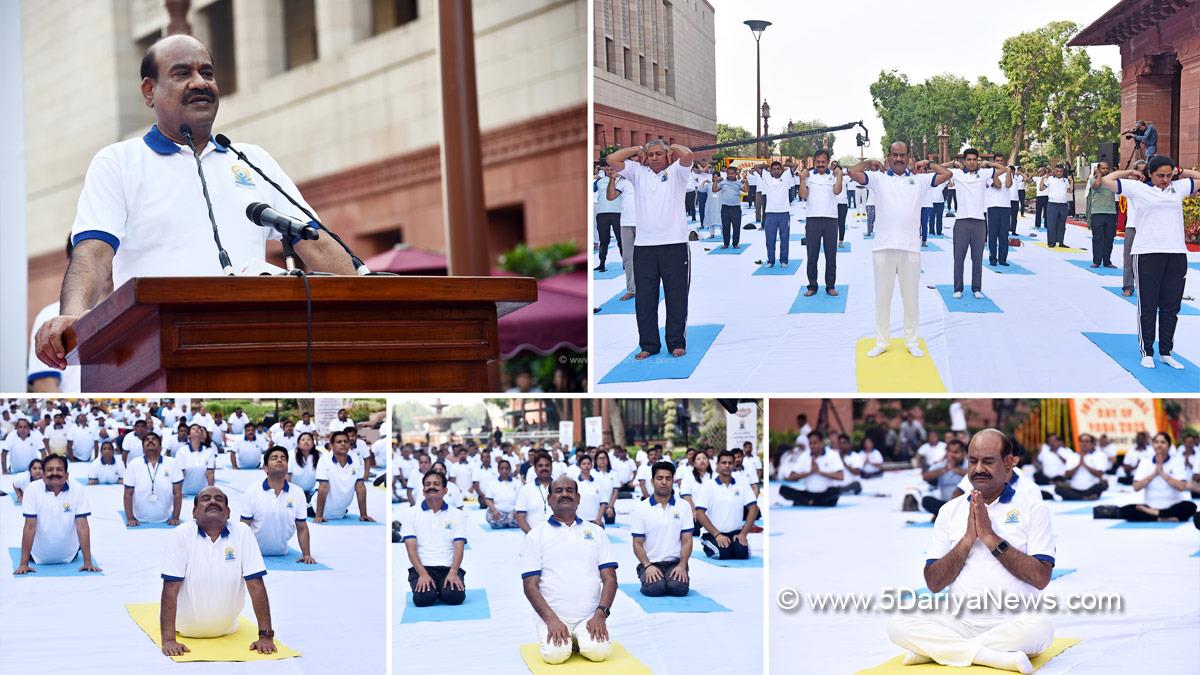 Om Birla, BJP, Bharatiya Janata Party, Lok Sabha Speaker, 11th International Day of Yoga, International Day of Yoga, Yoga Day, International Day of Yoga 2025
