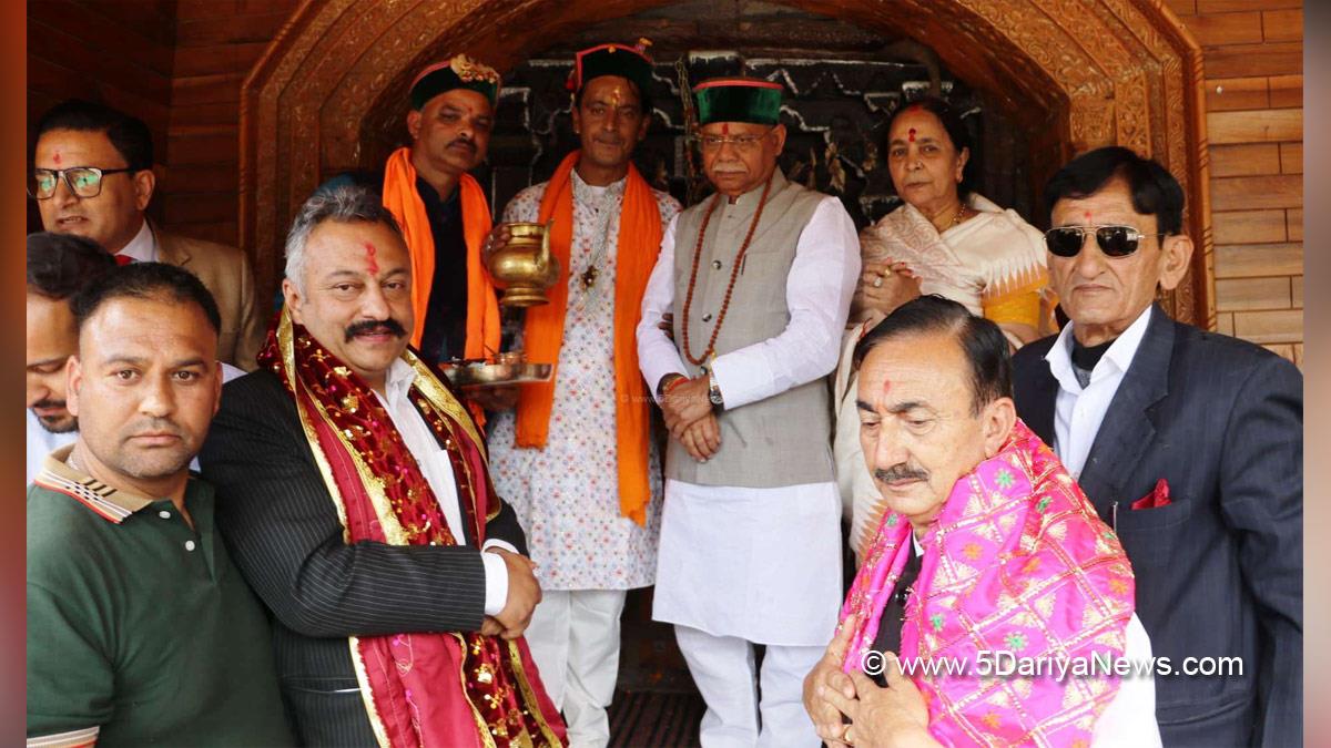 Shiv Pratap Shukla, Himachal, Bharatiya Janata Party, BJP, BJP Himachal, Raj Bhawan, Rohit Thakur, Himachal Pradesh, Himachal, Congress, Indian National Congress, Himachal Congress, Shimla