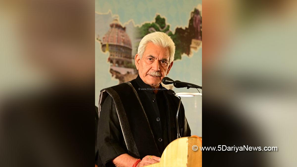 Manoj Sinha, Lieutenant Governor JK, Raj Bhavan, Jammu, Srinagar, Kashmir, Jammu And Kashmir