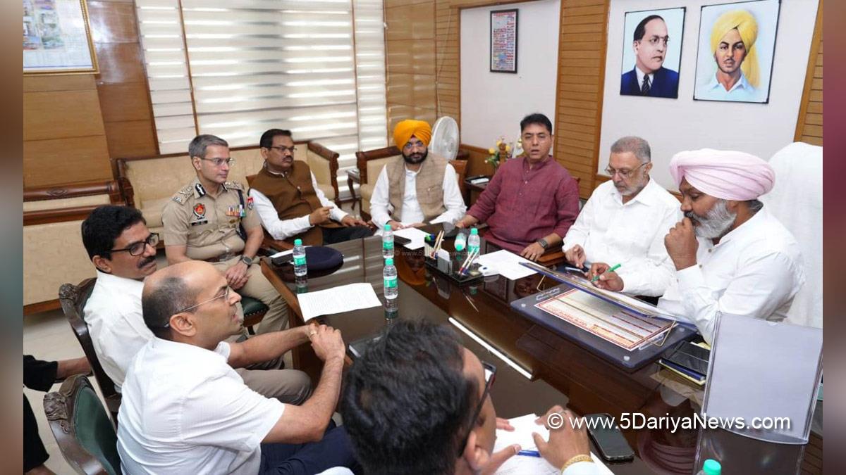 Harpal Singh Cheema, Advocate Harpal Singh Cheema, AAP, Aam Aadmi Party, Aam Aadmi Party Punjab, AAP Punjab, Government of Punjab, Punjab Government, Dr Balbir Singh, Aman Arora, Tarunpreet Singh Sond, KAP Sinha, Chief Secretary of Punjab, Gaurav Yadav, Director General of Police Punjab, DGP Punjab, Anti Drug Mission, Drive Against Drugs, Comprehensive Action against Drug Abuse, CADA, Nasha Mukt Bharat Abhiyan, War Against Drugs, Yudh Nashian Virudh