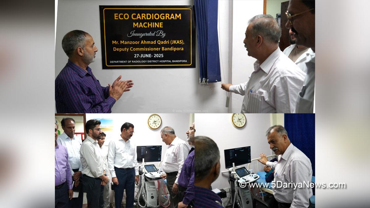 Manzoor Ahmad Qadri, Bandipora, Deputy Commissioner Bandipora, Kashmir, Jammu And Kashmir, Jammu, District Administration Bandipora