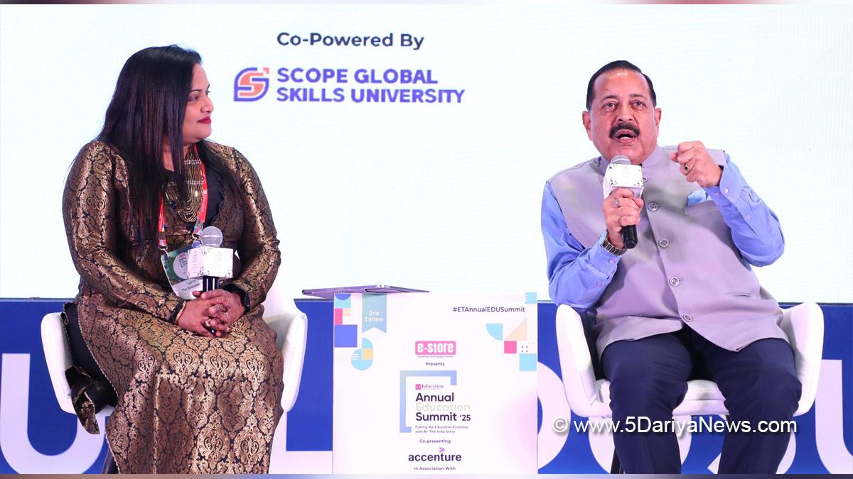 Dr Jitendra Singh, Bharatiya Janata Party, BJP, Economic Times Education Summit 2025