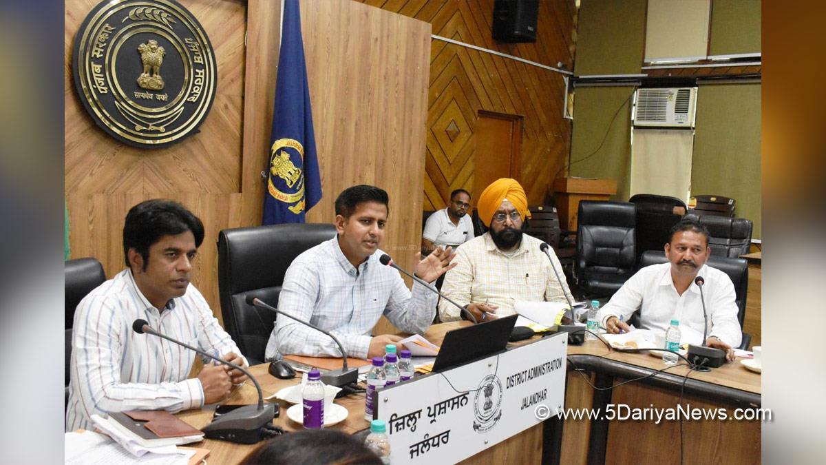 Himanshu Aggarwal, Dr Himanshu Aggarwal, DC Jalandhar, Jalandhar, Deputy Commissioner Jalandhar