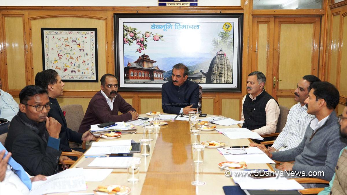 Sukhvinder Singh Sukhu, Himachal Pradesh, Himachal, Congress, Indian National Congress, Himachal Congress, Shimla, Chief Minister of Himachal Pradesh,Anirudh Singh,Rajesh Dharmani, Prabodh Saxena, Chief Secretary Himachal