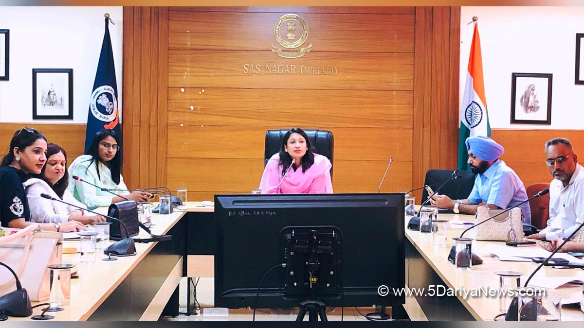 Komal Mittal, DC Mohali, Deputy Commissioner Mohali, Mohali, Sahibzada Ajit Singh Nagar