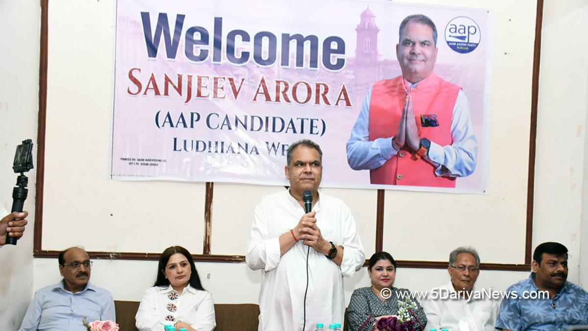 Sanjeev Arora, AAP, Aam Aadmi Party, Aam Aadmi Party Punjab, AAP Punjab