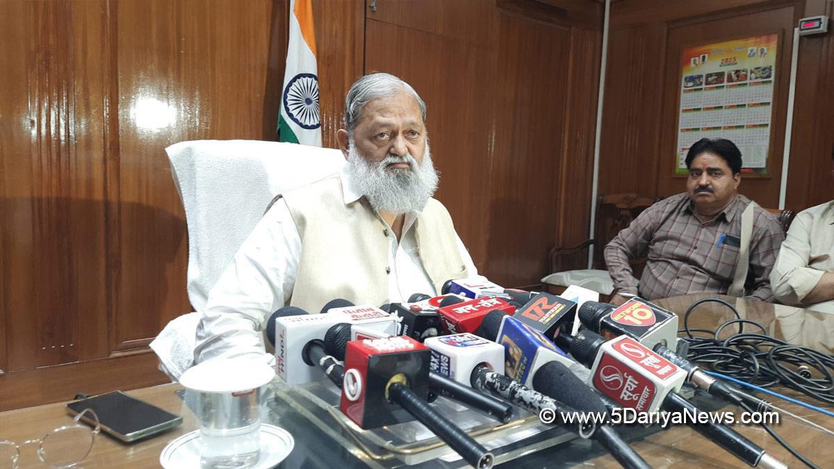 Anil Vij, Haryana, Ambala, Bharatiya Janata Party, BJP, BJP Haryana