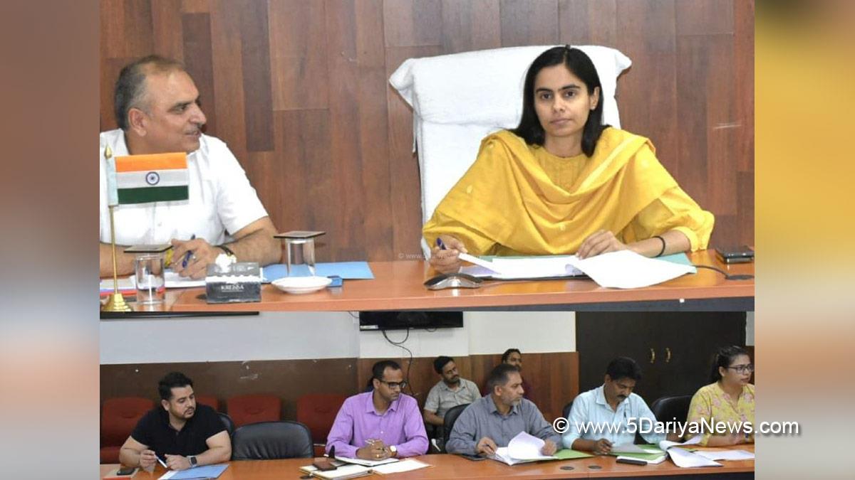 Nidhi Malik, Reasi, Deputy Commissioner Reasi, Kashmir, Jammu And Kashmir, Jammu, District Administration Reasi, Mission YUVA, District Level Implementation Committee, DLIC